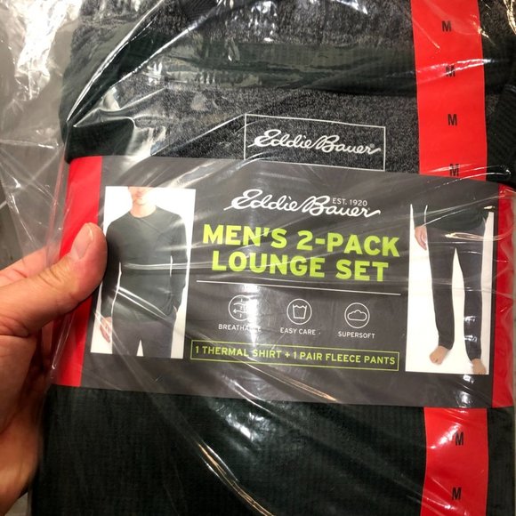 Eddie Bauer Men’s Top & Bottom Set Size‎ M Green - Picture 5 of 5